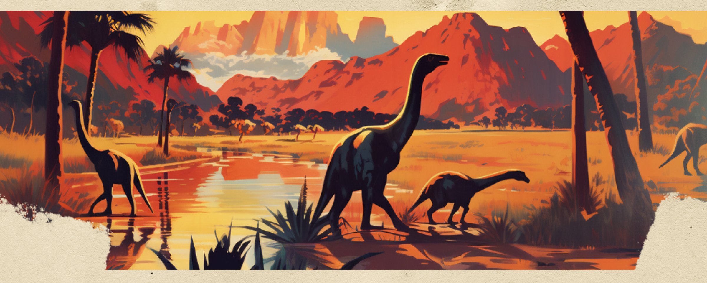 Avantis project image of dinosaur landscape