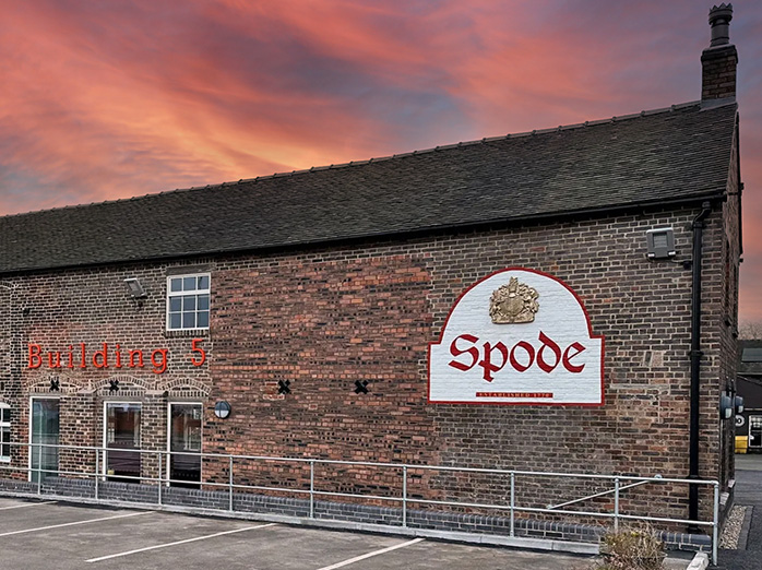 image of the outside of the Stoke office at Spode Works